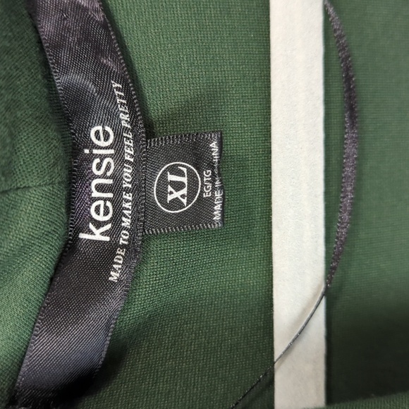 KENSIE Green Cardigan/Jacket/Wrap Jacket Thick Fabric Size XL - Picture 4 of 8